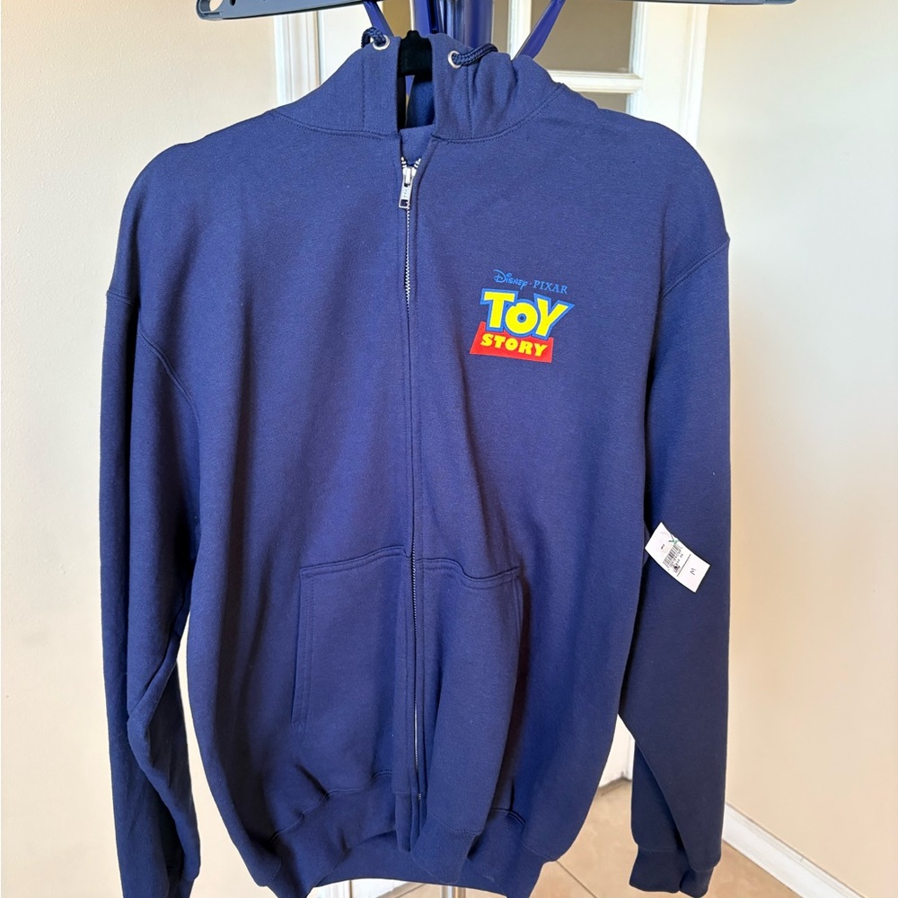 Disney Toy Story Blue Zip-Up Sweater